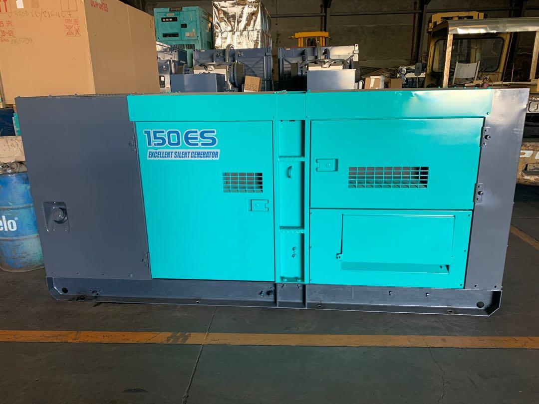 Denyo 150 kVA EXcellent Silent Generator (Category: Construction Tools & Equipment) located in Manila. Submitted by santiago0721 (Listing ID 1023867953, Image 1). Description: Slightly used unit Heavy Duty Excellent Silent Unit Free check and testing with load bank on yard - advise us 3-5 days ahead of time for appointments .
