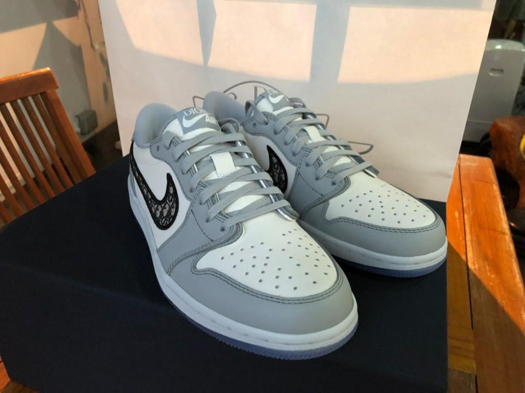 Dior Jordan 1 Low UK7/US8/EU41, Men's Fashion, Footwear, Sneakers on Carousell