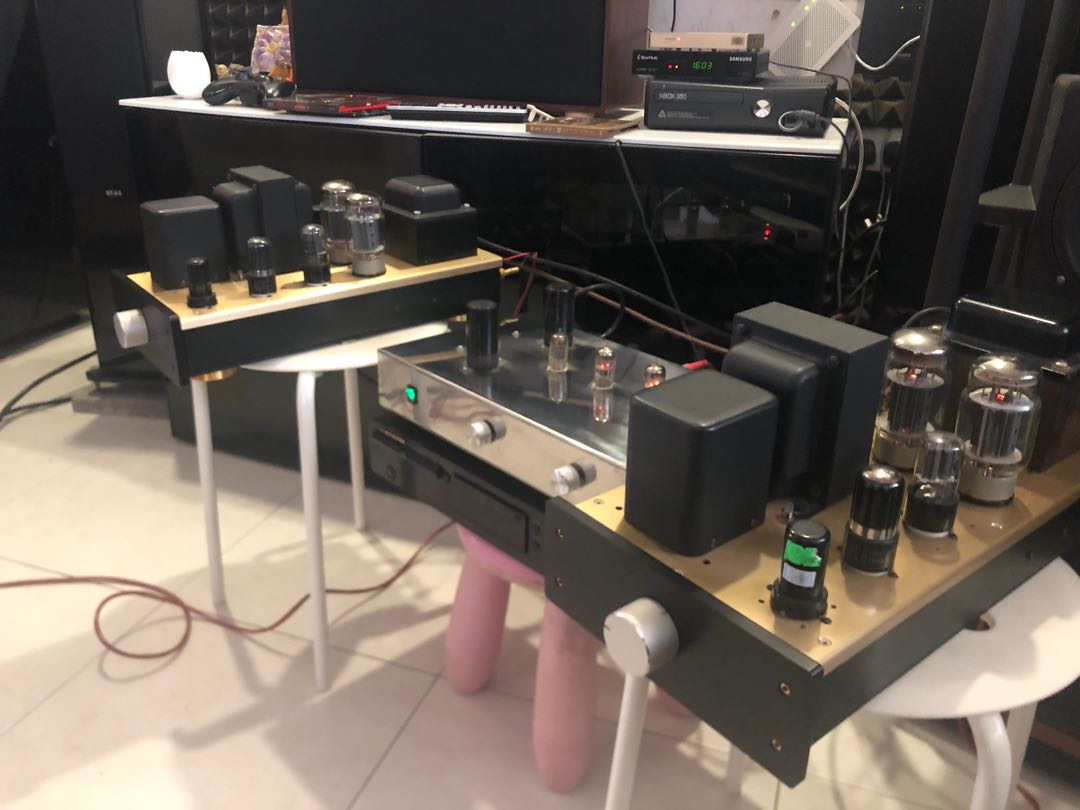 diy tube preamp with 2 monoblock tube power amp, Audio, Other Audio