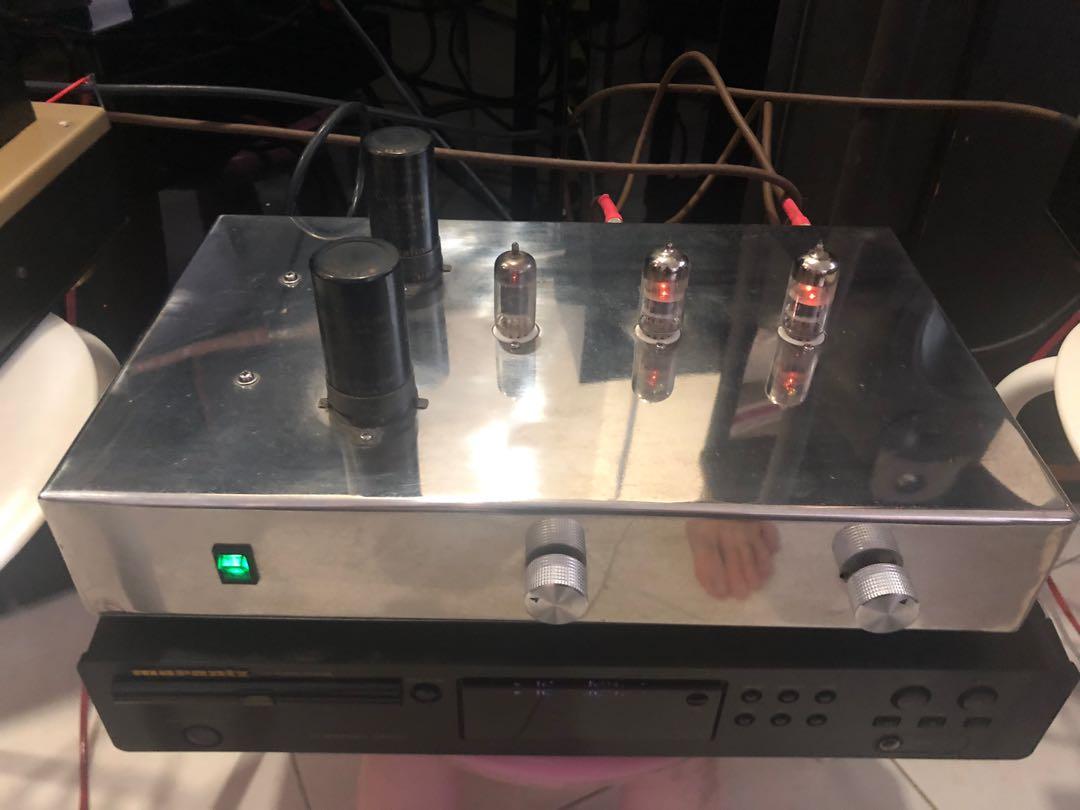 diy tube preamp with 2 monoblock tube power amp, Audio, Other Audio