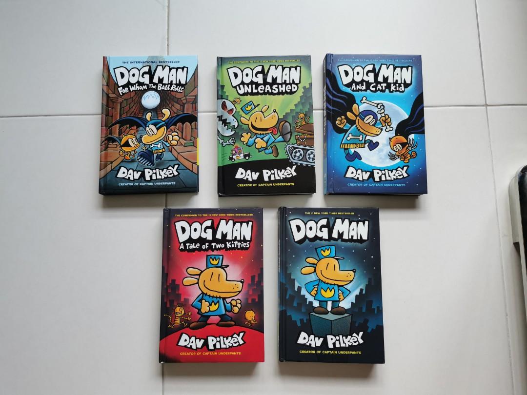 Dog Man Collections 5 Books Hard Cover Dogman Books Stationery Children S Books On Carousell