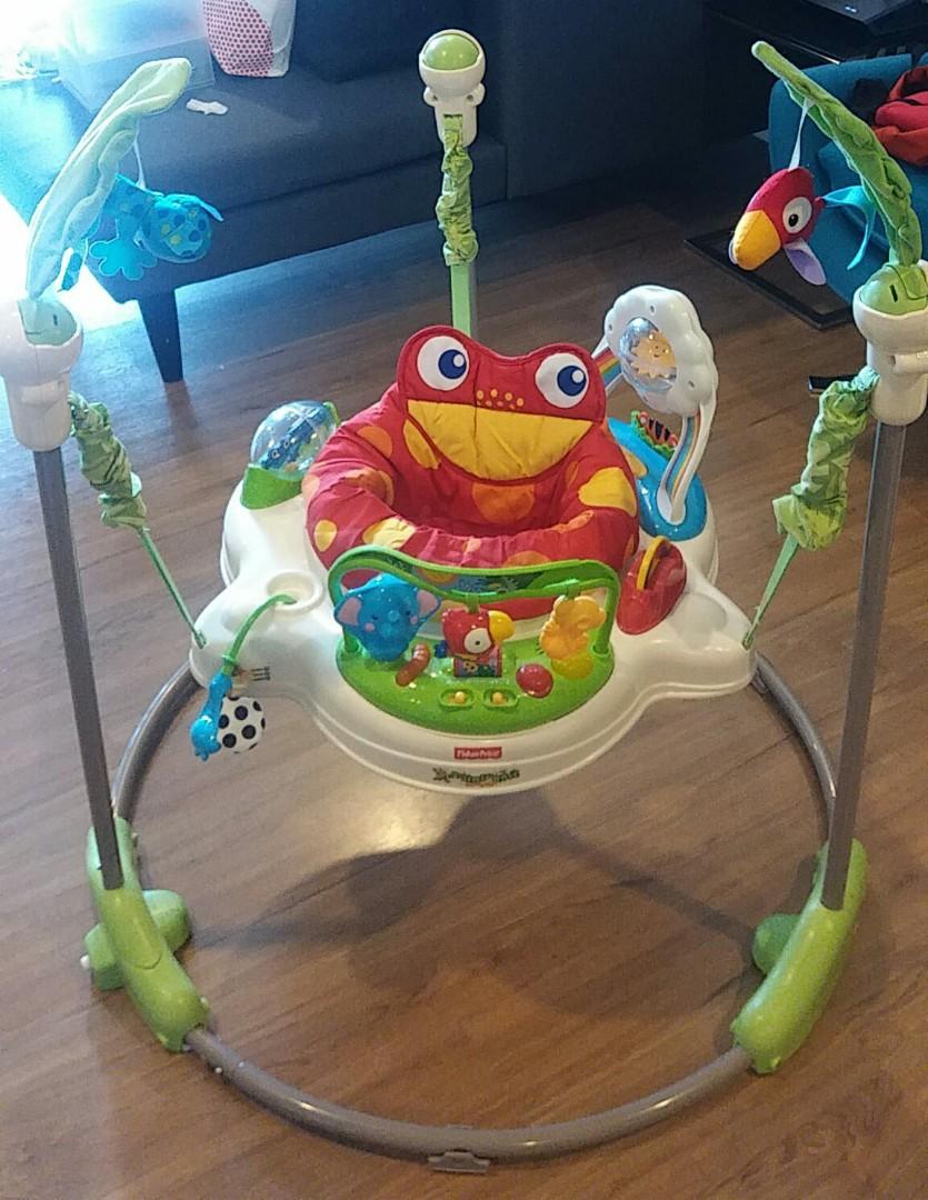 rainforest exersaucer fisher price