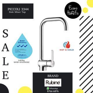 🔥🔥🔥FREE DELIVERY!!! RUBINE SINK MIXER TAP WITH HOT/COLD FLEXIBLE HOSE, PICCOLI 3344, RUBINE 3344 (SINGAPORE LOCAL SELLER!) PUB APPROVED TAP