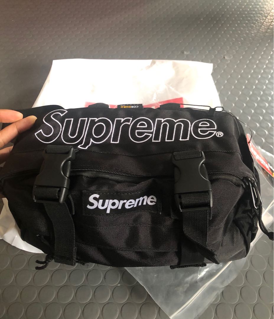 waist bag supreme black