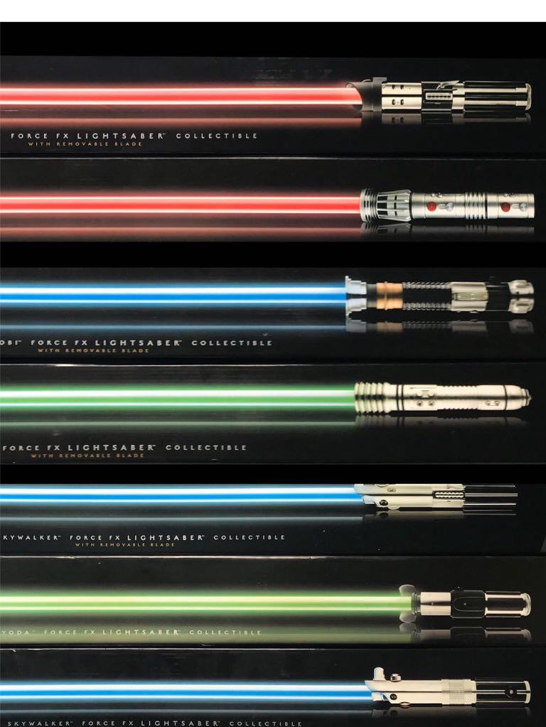 Star Wars Hasbro fx lightsaber 7 Signature Series Removable blades