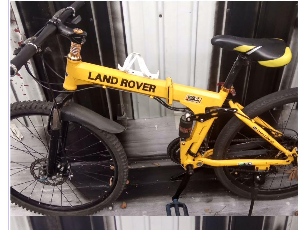 land rover folding bicycle