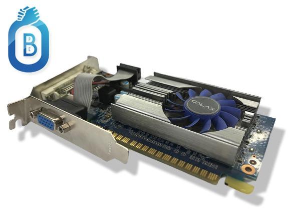 GALAX GEFORCE GT 710 1GB DDR3 64 bit HDMI DVI D VGA SUPPORTED USED