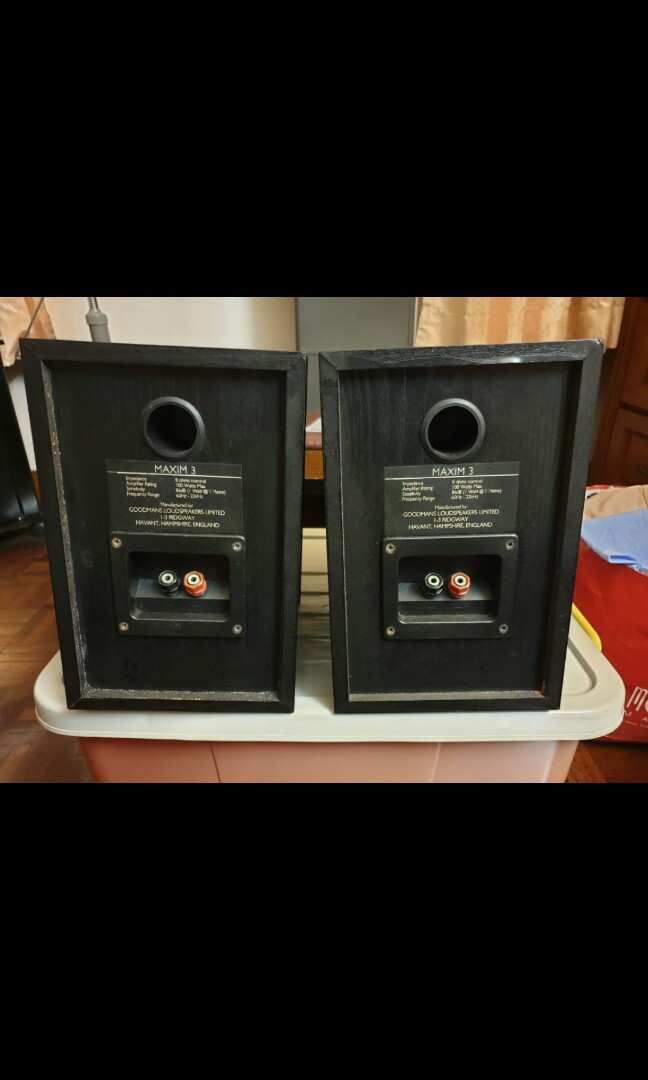 Goodmans Maxim 3 Bookshelf Speakers, Audio, Soundbars, Speakers