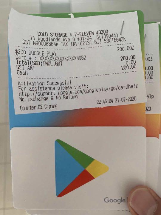 Google Play Gift Card Everything Else On Carousell