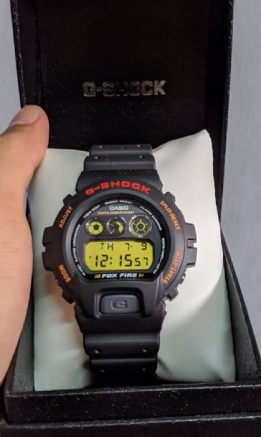 Gshock DW6900 Fox Fire Original Japan Set New, Men's Fashion, Watches   Accessories, Watches on Carousell