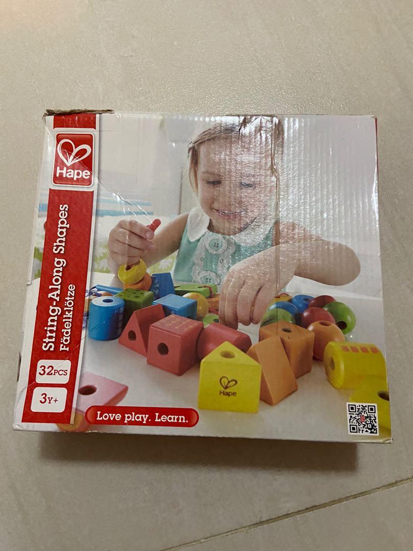 hape string along shapes