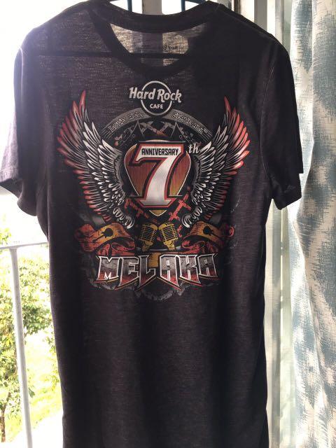 Hard Rock Cafe Melaka 7th Anniversary Men S Fashion Clothes Tops On Carousell