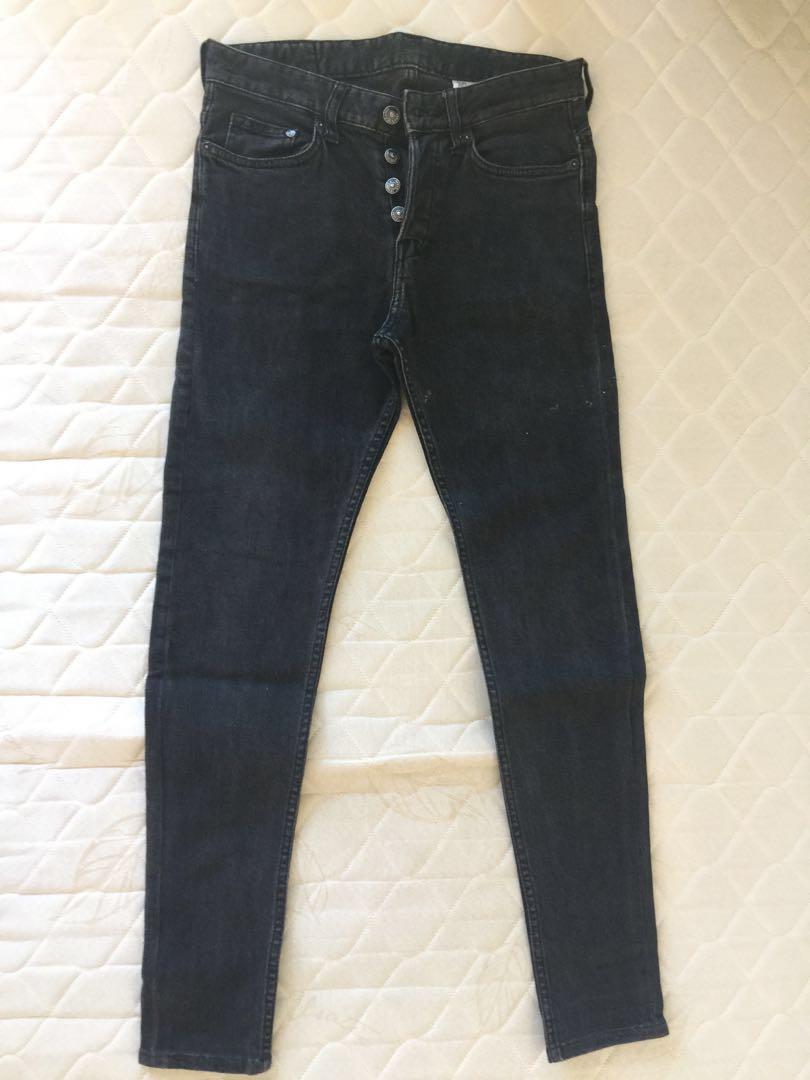 h&m mens slim low waist jeans