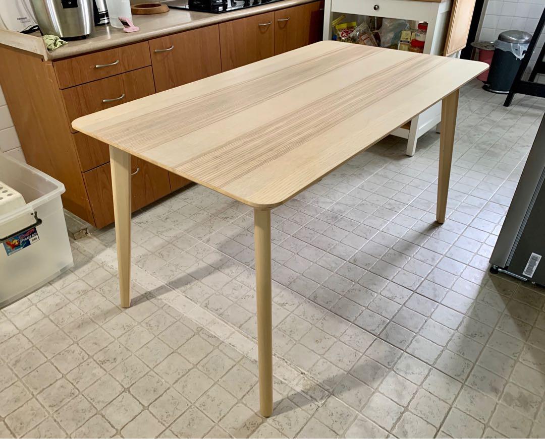 Ikea Lisabo Dining Table 140 X 78 X 75cm Height Furniture Tables Chairs On Carousell