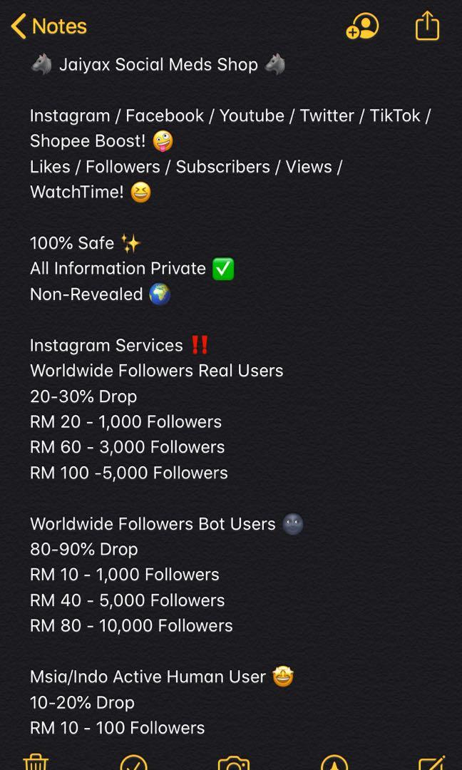 Instagram Youtube Twitter Facebook Followers Likes Subscribers Views Murah Video Gaming Others On Carousell - updated roblox bot followers