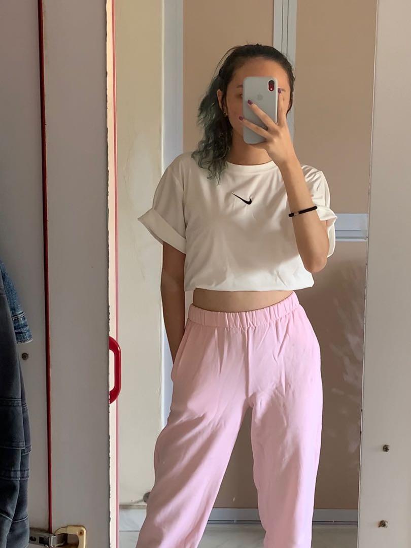 INSTOCK Baby Pink Rosa Sweatpants Women s Fashion Bottoms Other