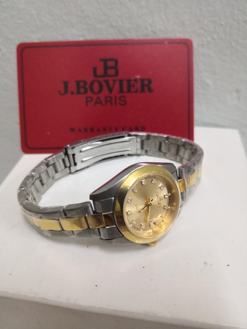 J Bovier Paris Watch Women S Fashion Watches On Carousell