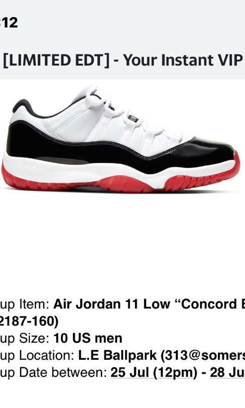 jordan 11 low size 10