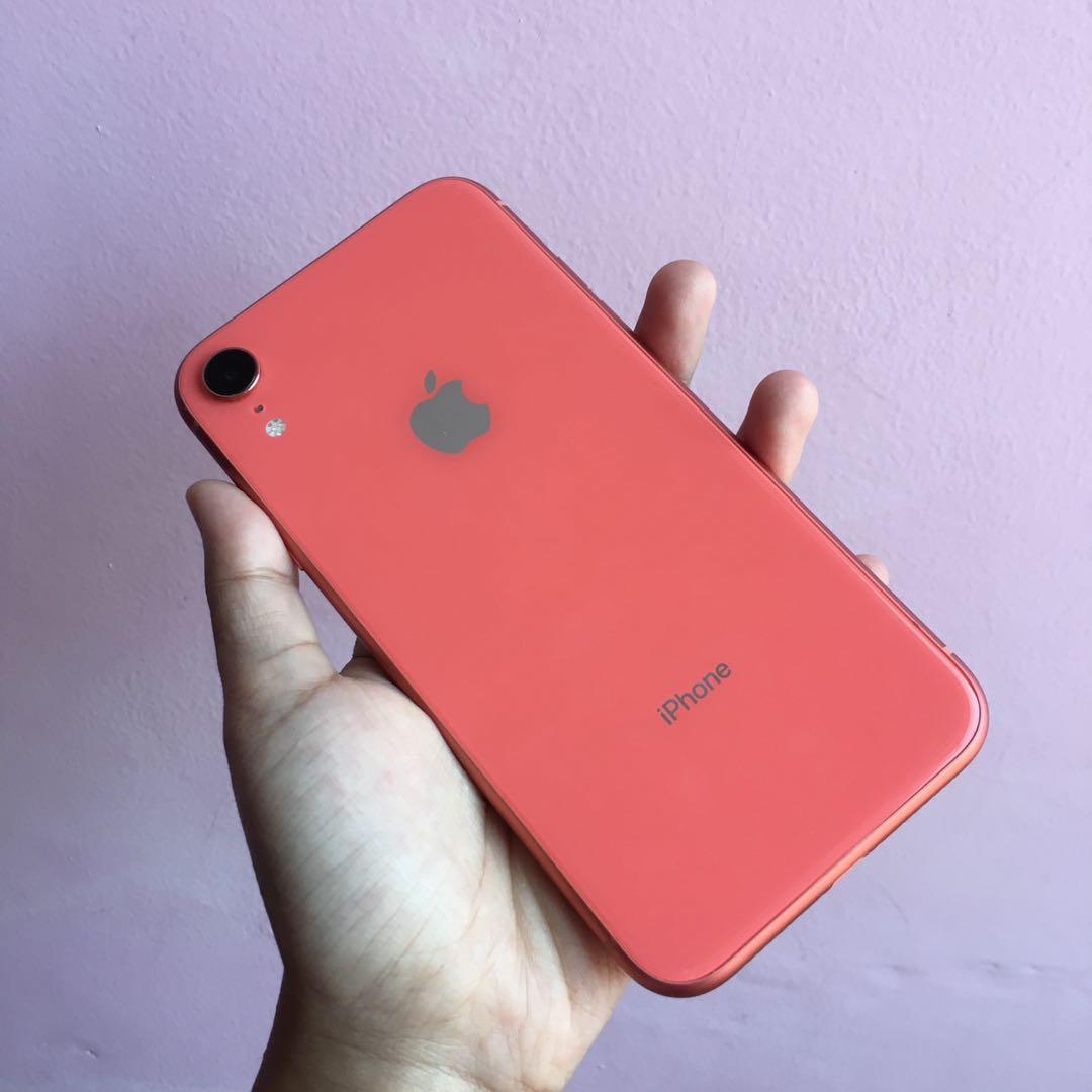 iPhone XR Coral 256 GB Softbank - スマートフォン本体