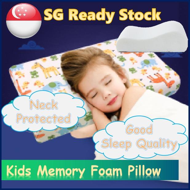 Kids Memory Foam Pillow | Toddler Contour Pillow | Children Latex Pillow |  Come with High Quality Knit Cotton Cover, Babies & Kids, Cots & Cribs on  Carousell