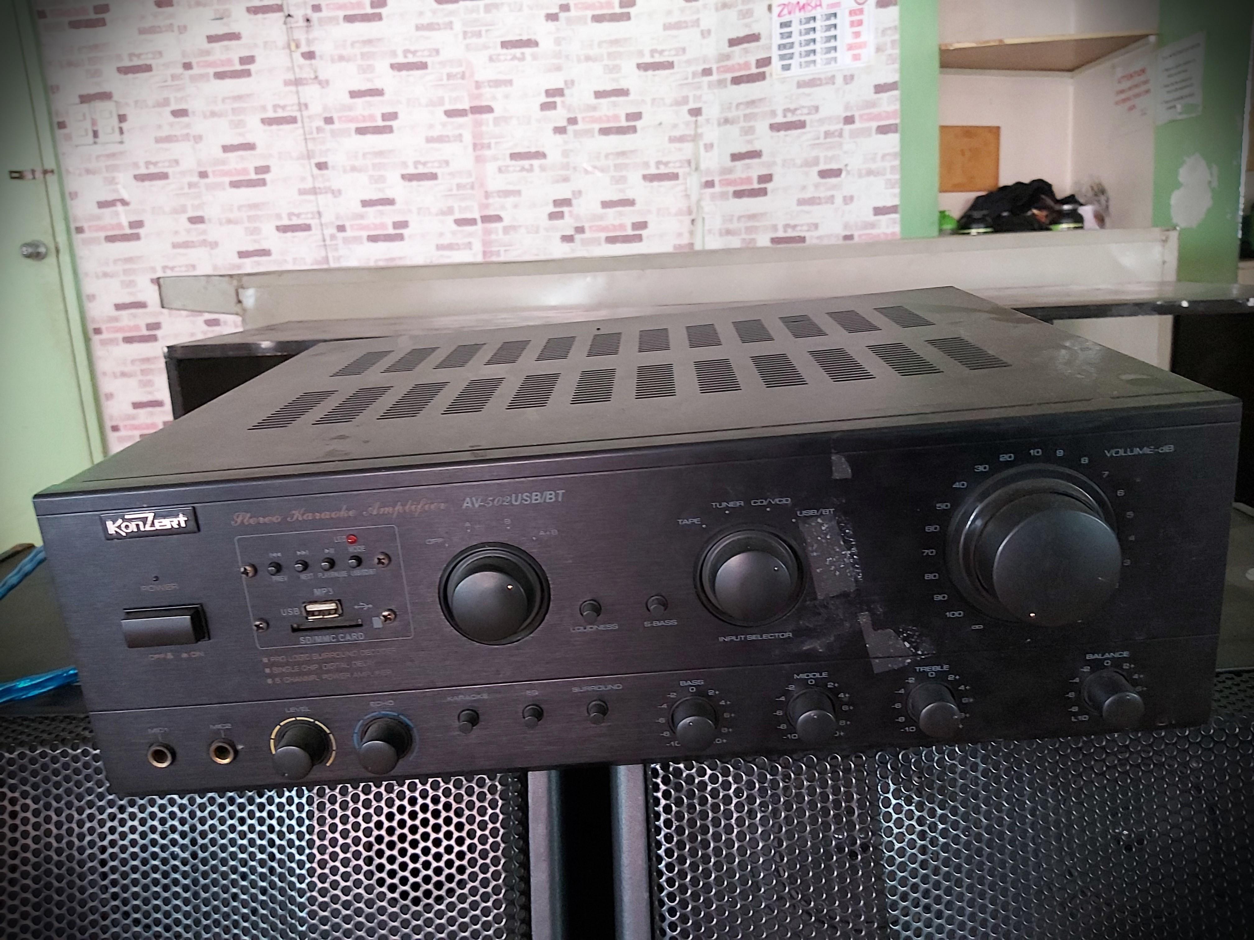 KONZERT AMPLIFIER 300W DB AUDIO BIG SPEAKERS 1TAKE ALL Audio