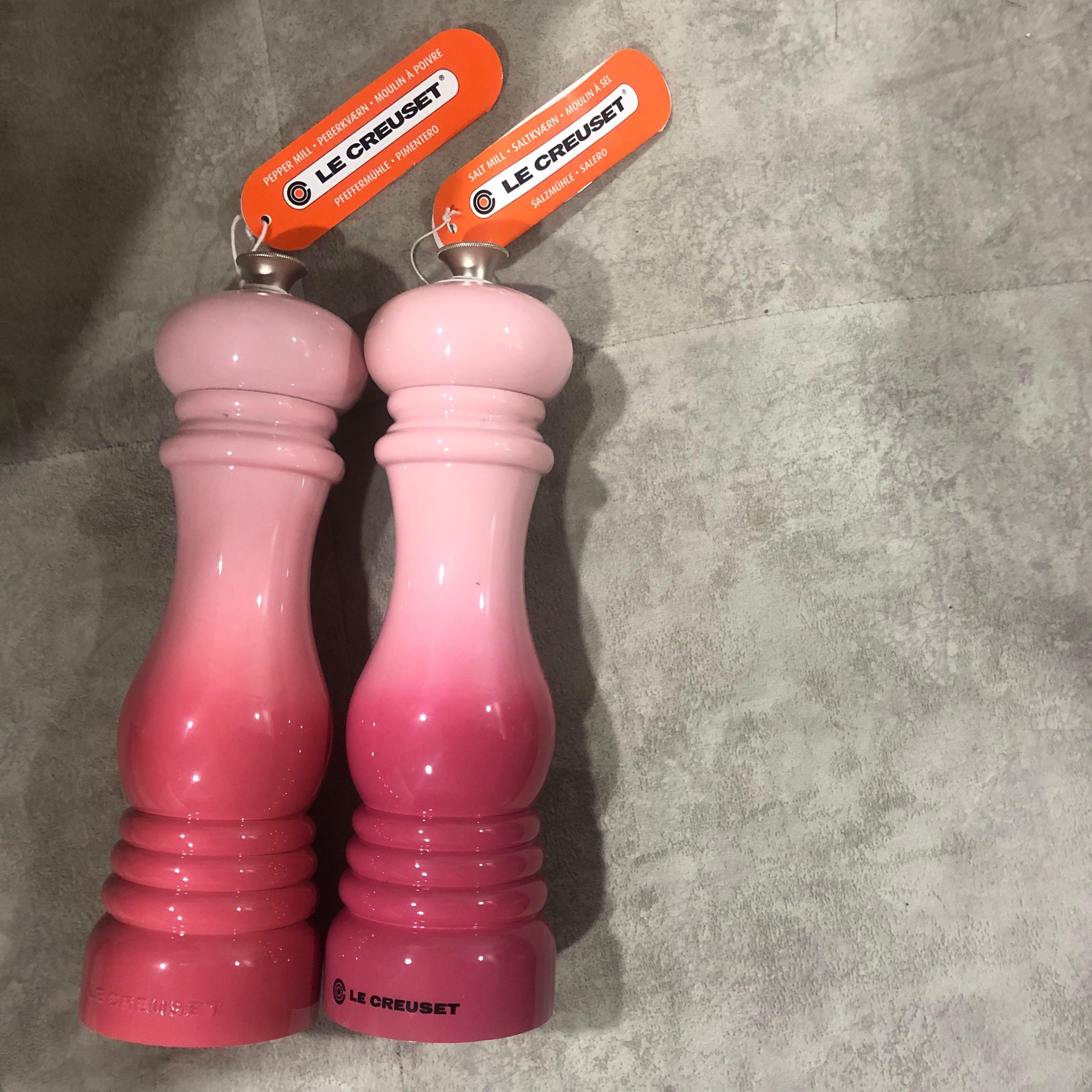 le creuset pink salt and pepper