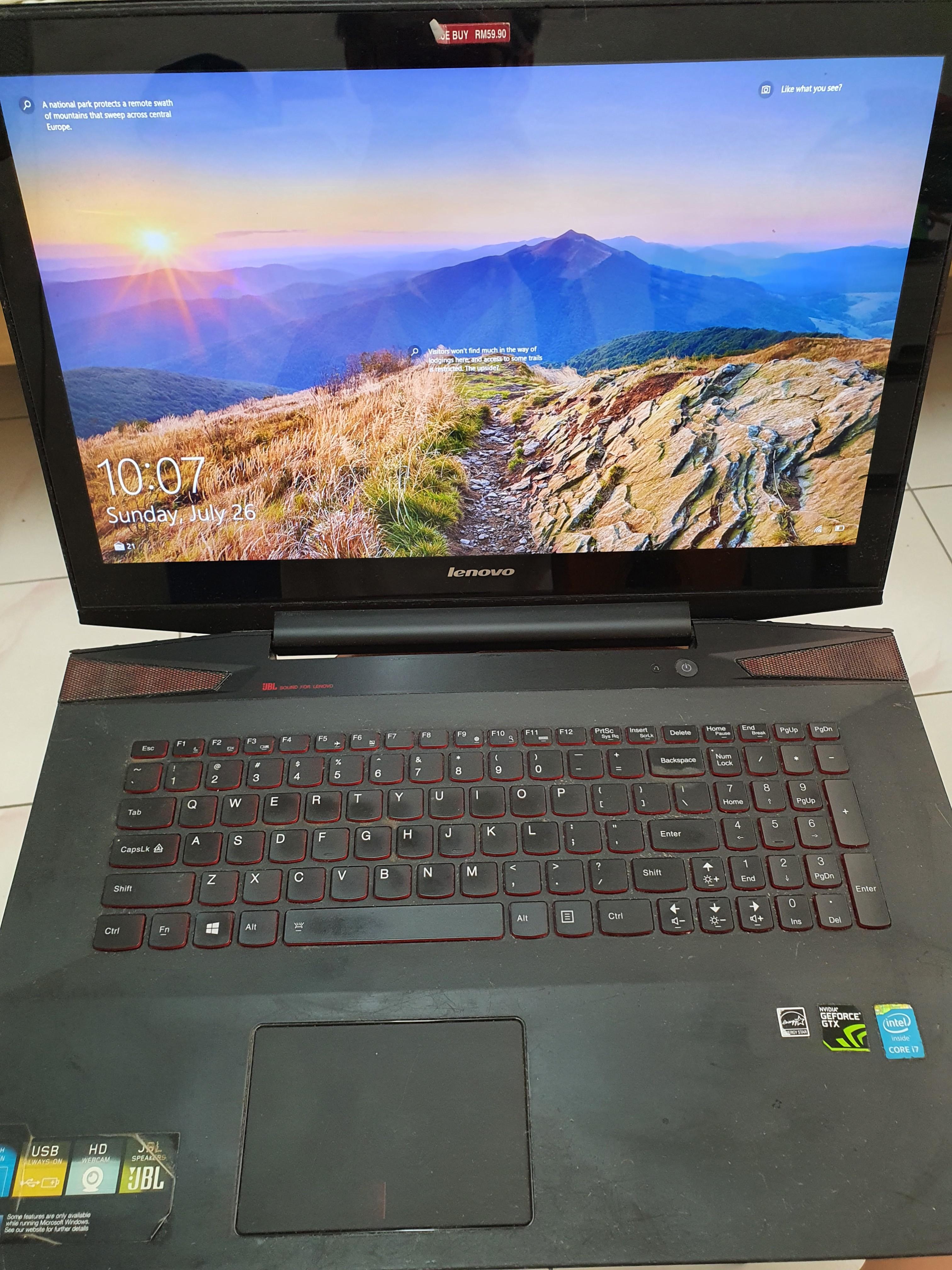 Lenovo Y70 70 Touchscreen Electronics Computers Laptops On Carousell