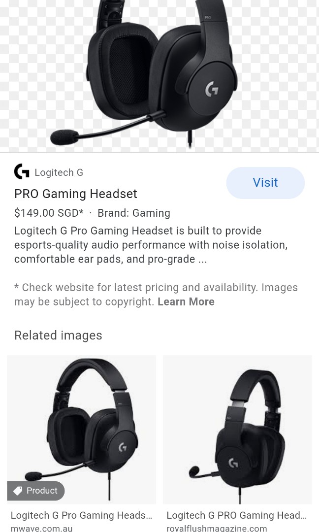 Logitech G Pro Electronics Audio On Carousell