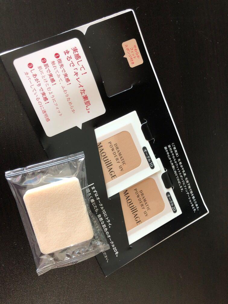 dramatic powdery uv maquillage