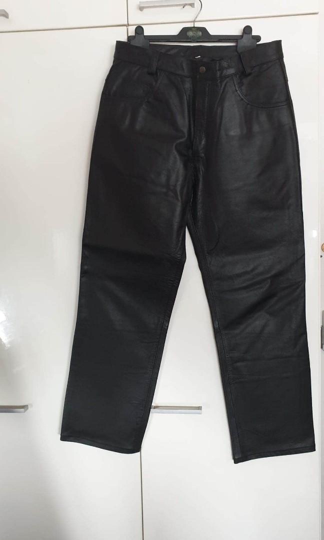 Men's leather riding pants, Motorcycles, Motorcycle Apparel on Carousell