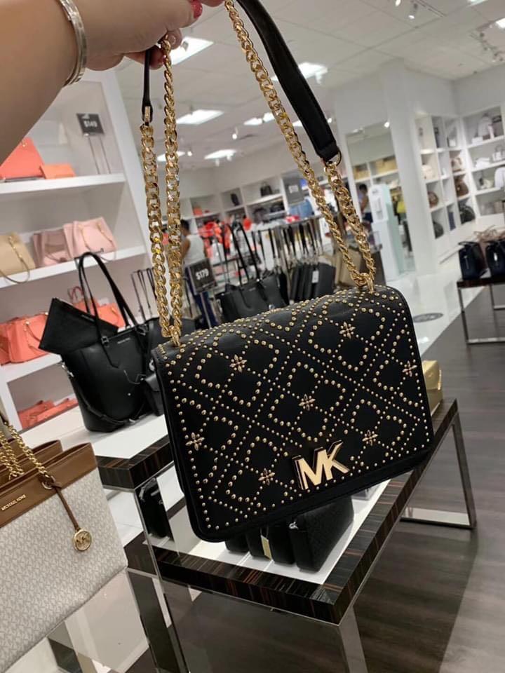 Michael Kors Istanbul Mott Lg Chain Shldr Leather Women S Fashion Bags Wallets Handbags On Carousell