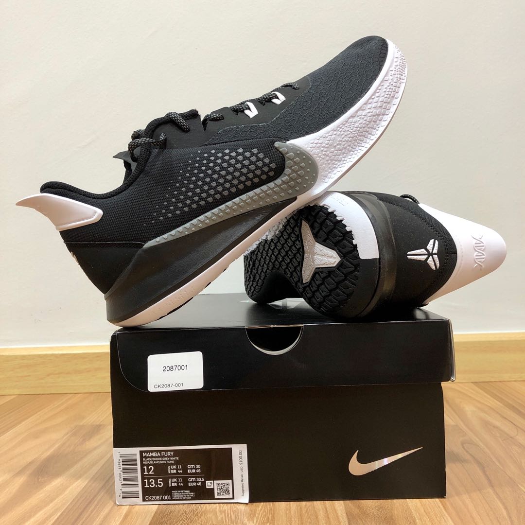 mamba fury black white