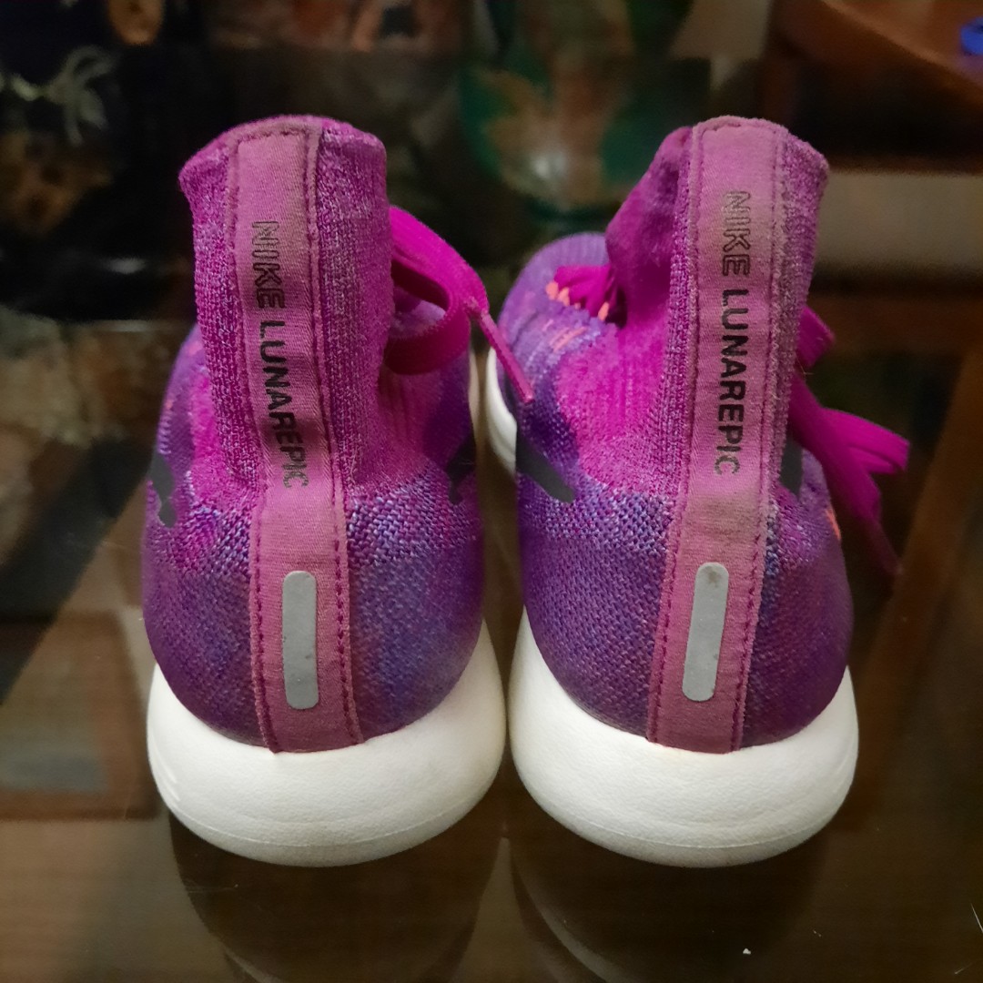 Nike purple Lunar Epic sneakers
