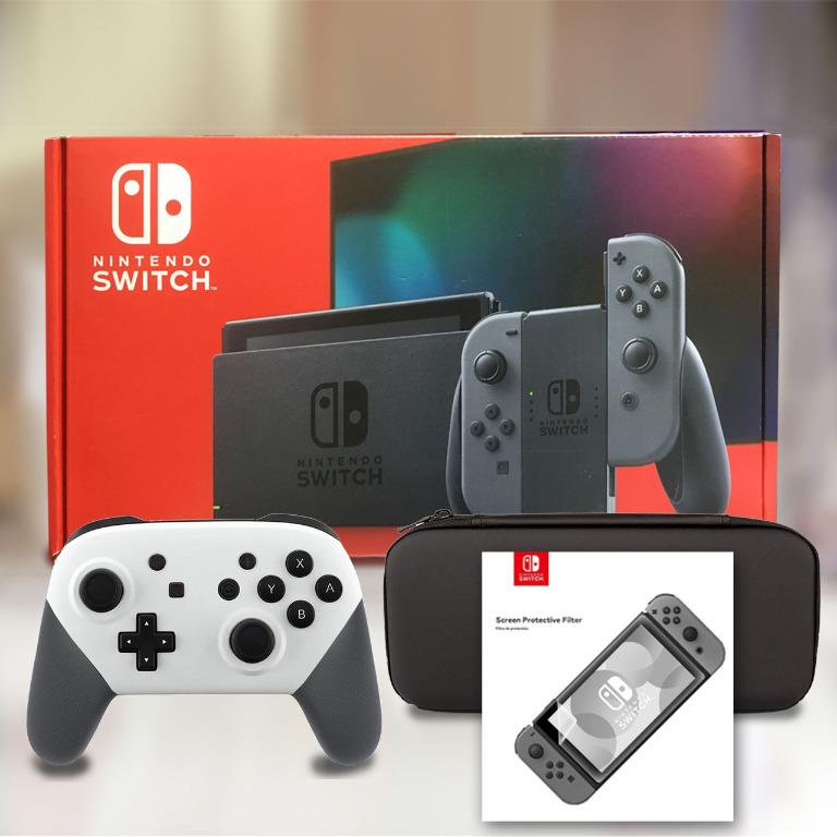 Nintendo Switch Gen 2 Grey Pro Controller Panda Design Accessories Toys Games Video Gaming Consoles On Carousell