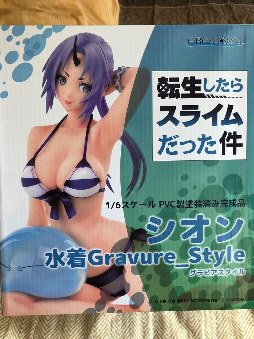 開封 Orcatoys 1 6 Pvc Figure Orca Toys 關於我轉生變成史萊姆這檔事 紫苑水着gravure Style 紫丸手辦模型萌王玩具公仔水着泳裝泳衣