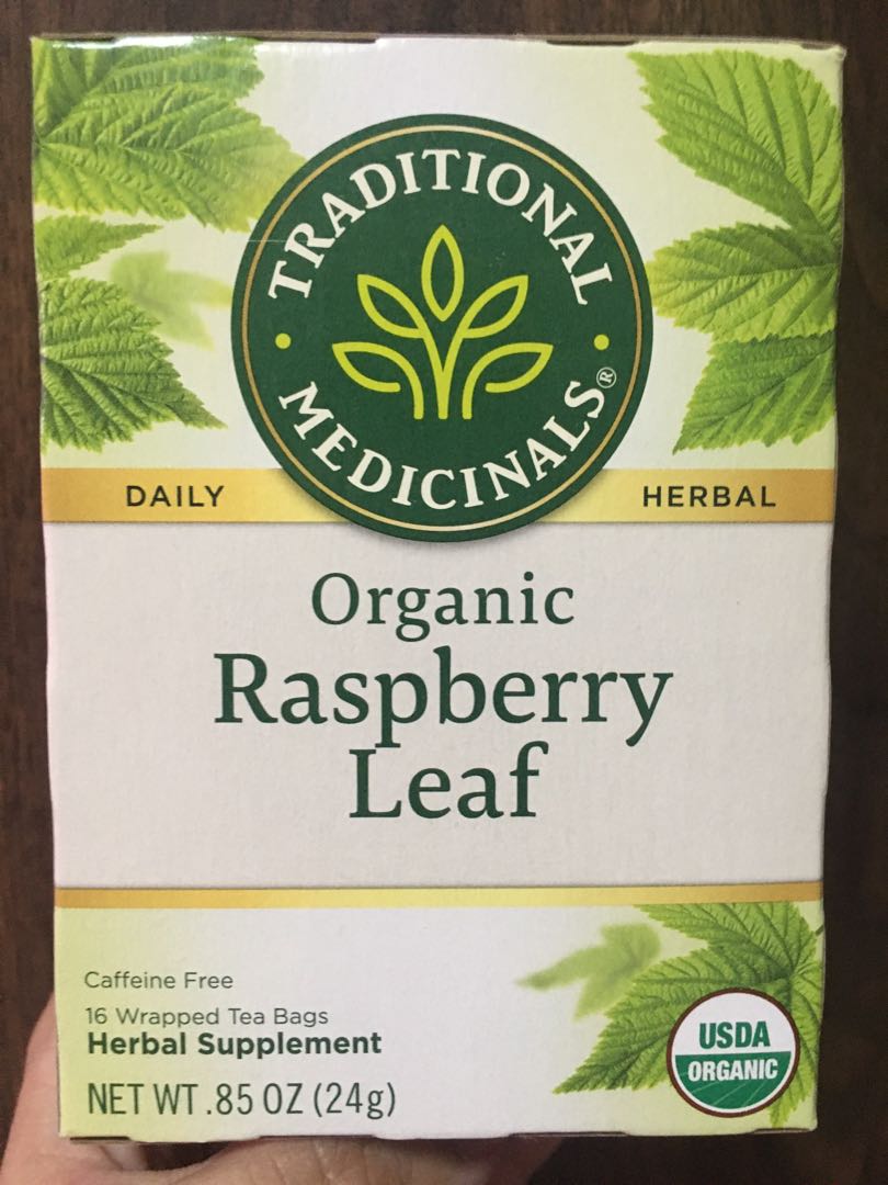 Organic Raspberry Leaf Herbal Tea, Health & Nutrition, Health ...