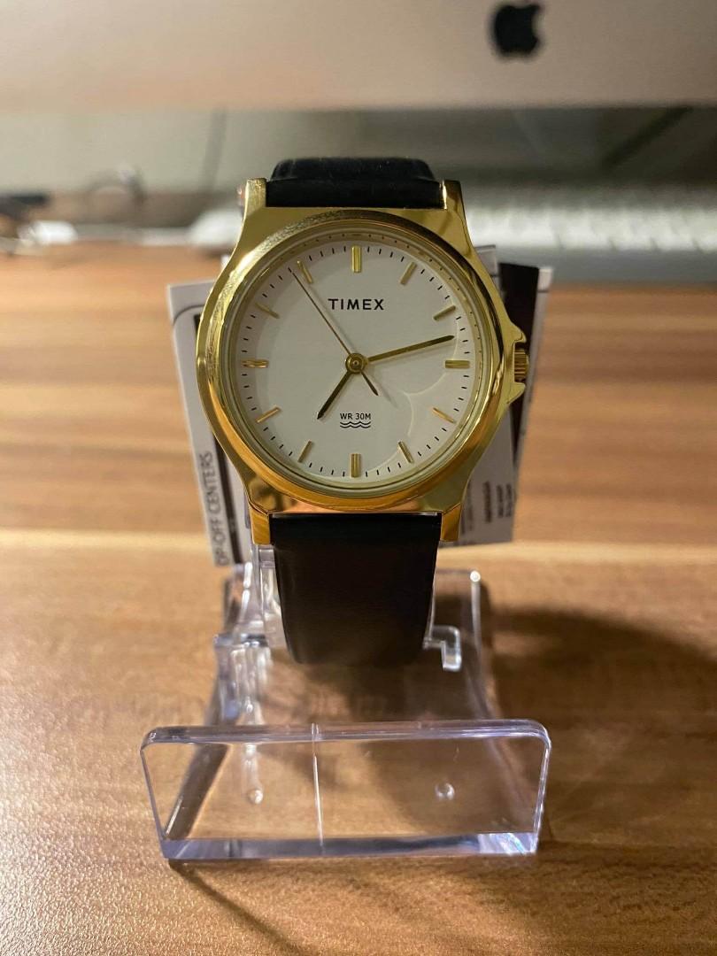 Timex leather online watch price