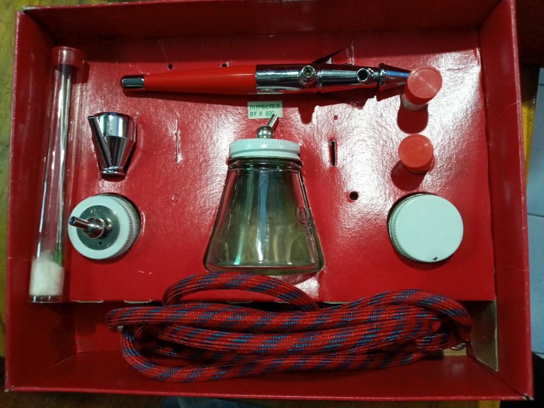 Paasche airbrush set (Category: Craft Supplies & Tools) located in San Mateo. Submitted by waynetek14 (Listing ID 1023801439, Image 3). Description: Paasche airbrush set meetups: San Mateo, Rizal - Marikina shipping via lalamove payment via gcash salamat po.