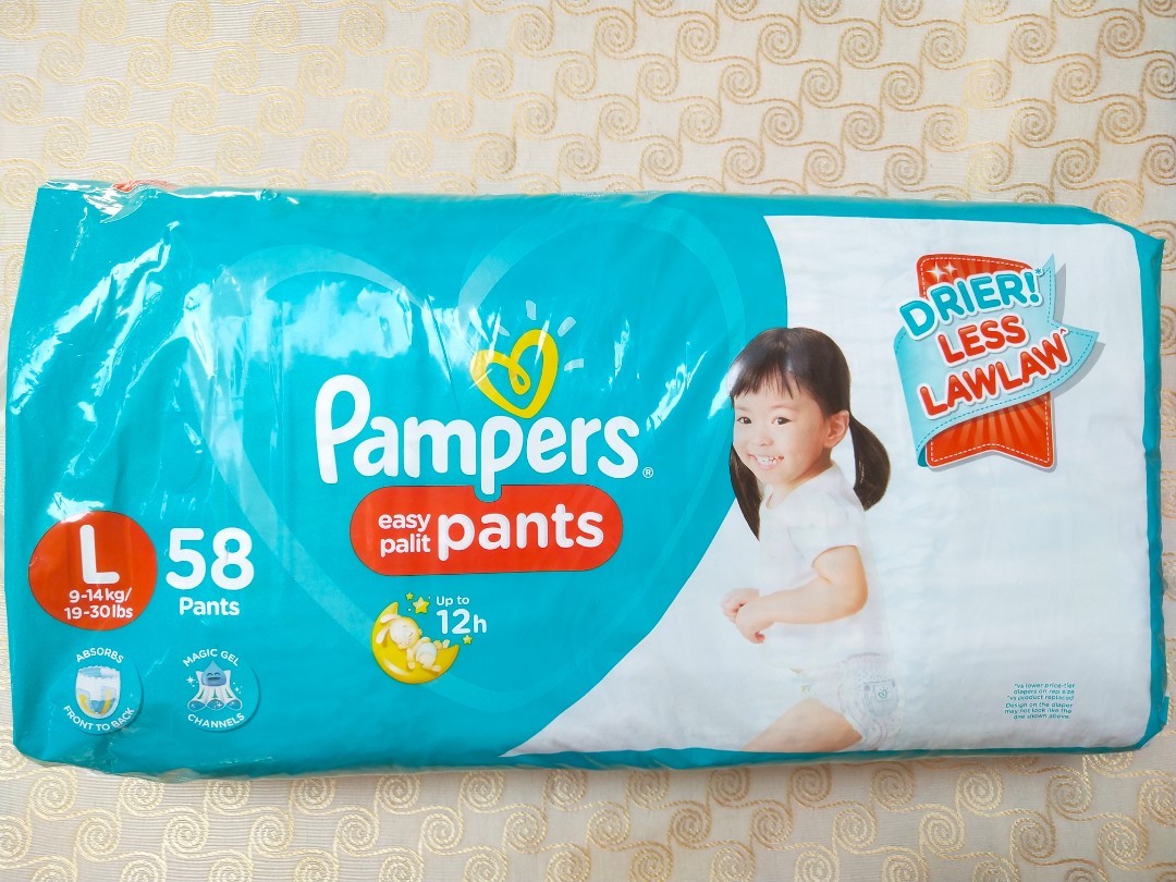 pampers pants large 58 price