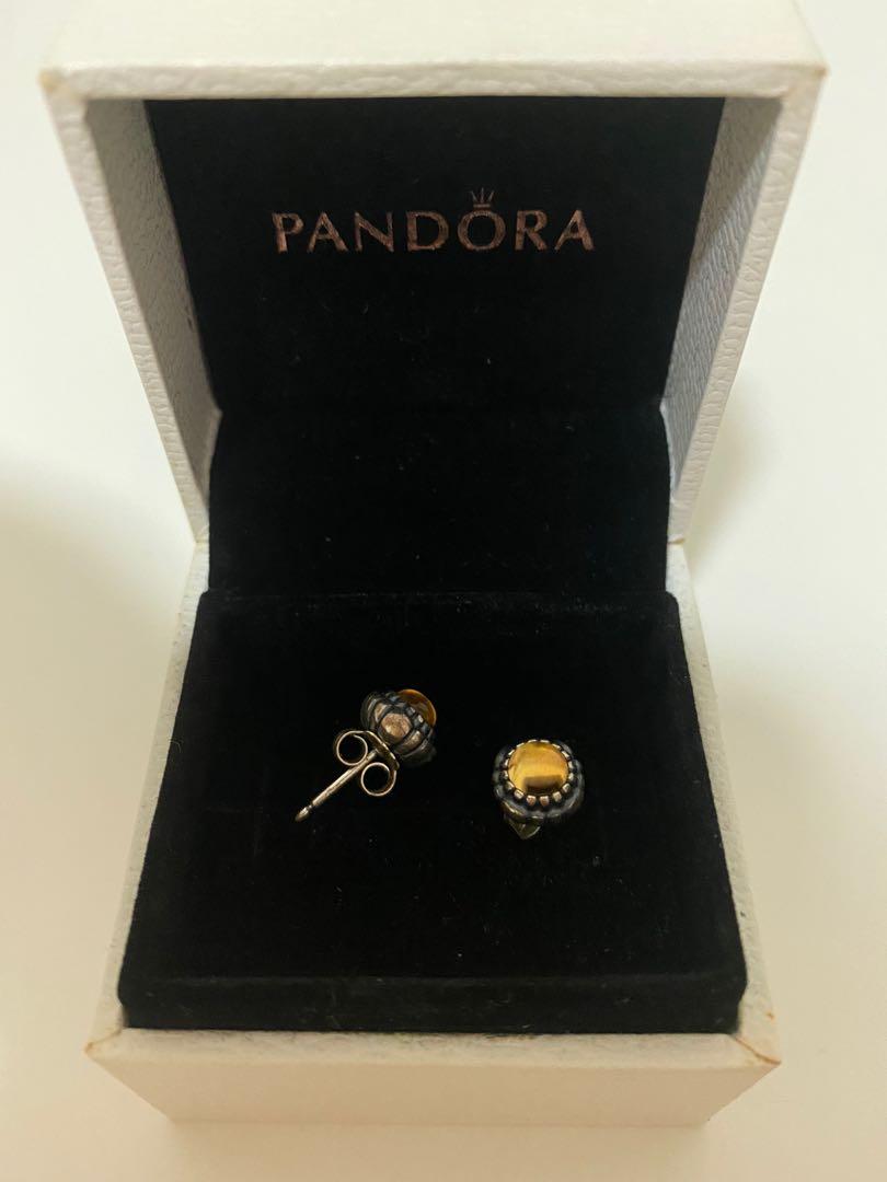 Pandora citrine outlet earrings