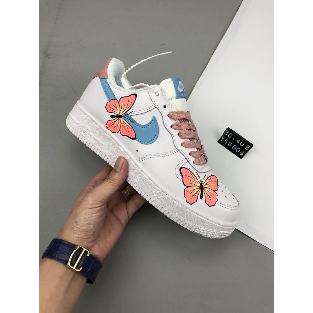 nike air force one butterfly