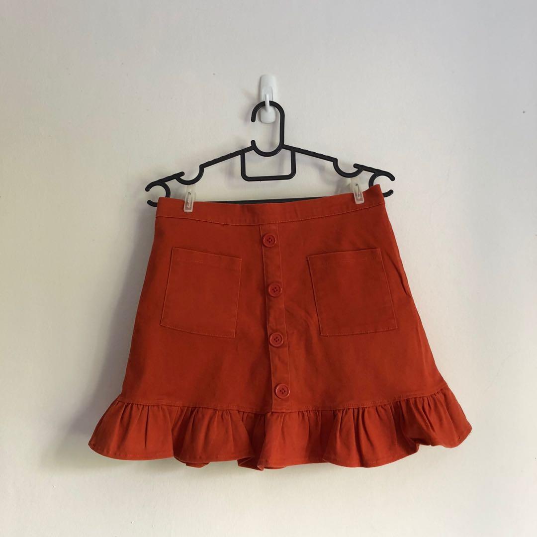 Preppy mini skirt