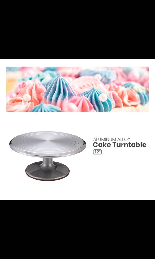 Professional 12-inch Cake Decorating Turntable, Home ...