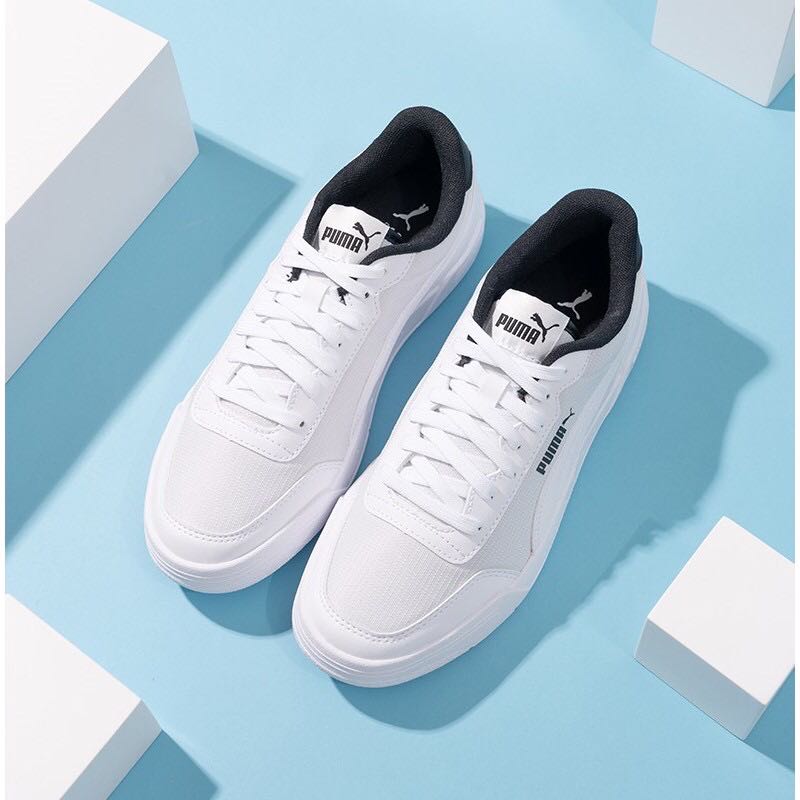 Puma Caracal Classic White Black Unisex Casual Sneakers Shoes Women s Fashion Footwear Sneakers on Carousell