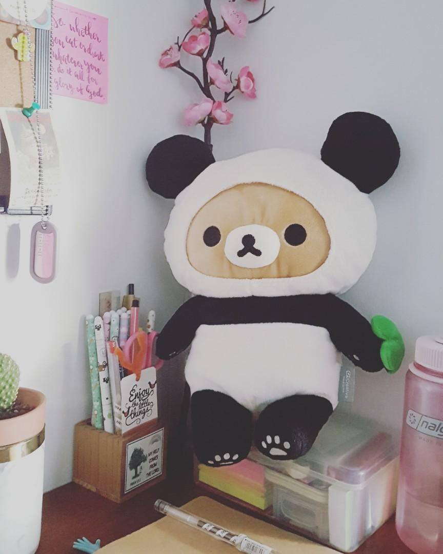 rilakkuma panda plush