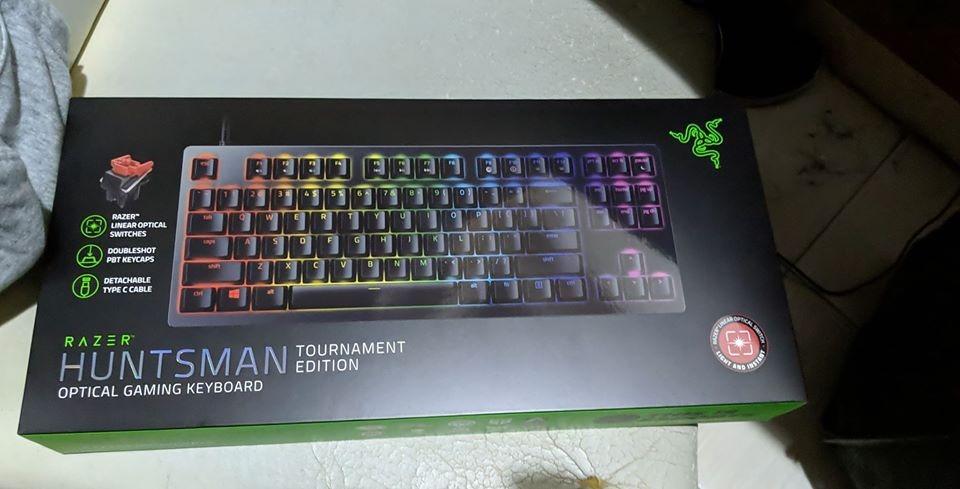 Razer Huntsman Tournament Edition Opto Mechanical Keyboard Computers Tech Parts Accessories Computer Keyboard On Carousell