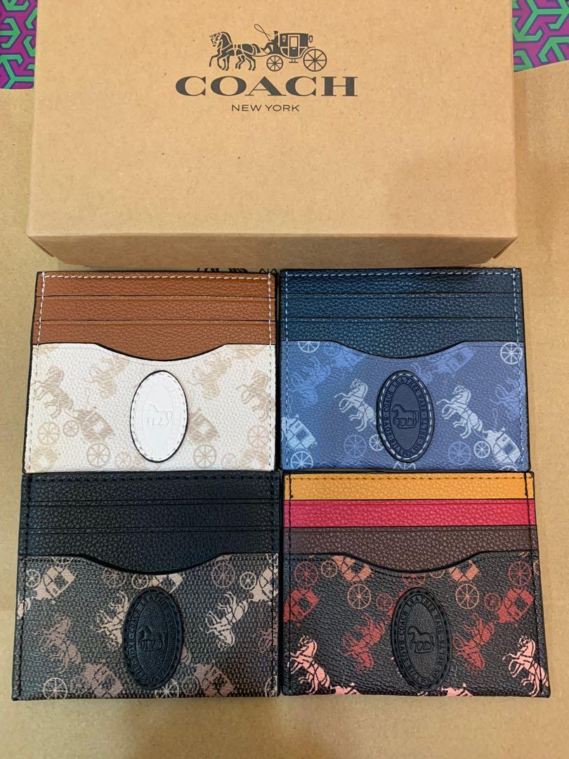 Coach horse and carriage card case