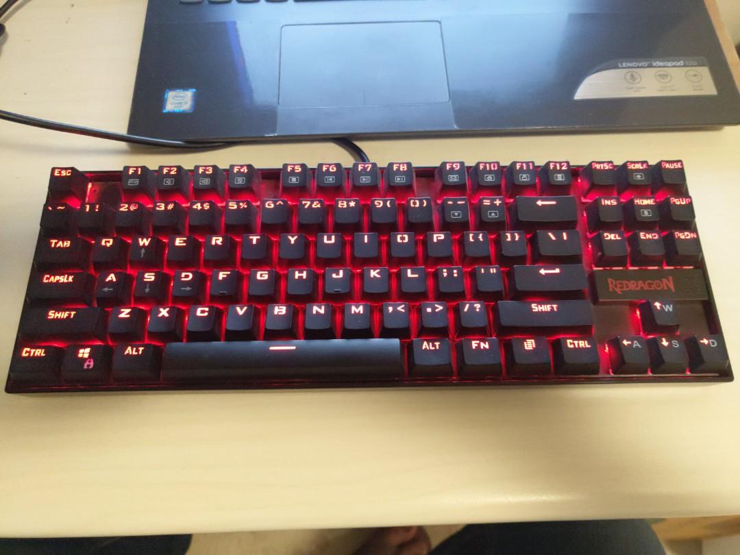 Red Dragon Keyboard Kumara, 電子產品, 其他 - Carousell
