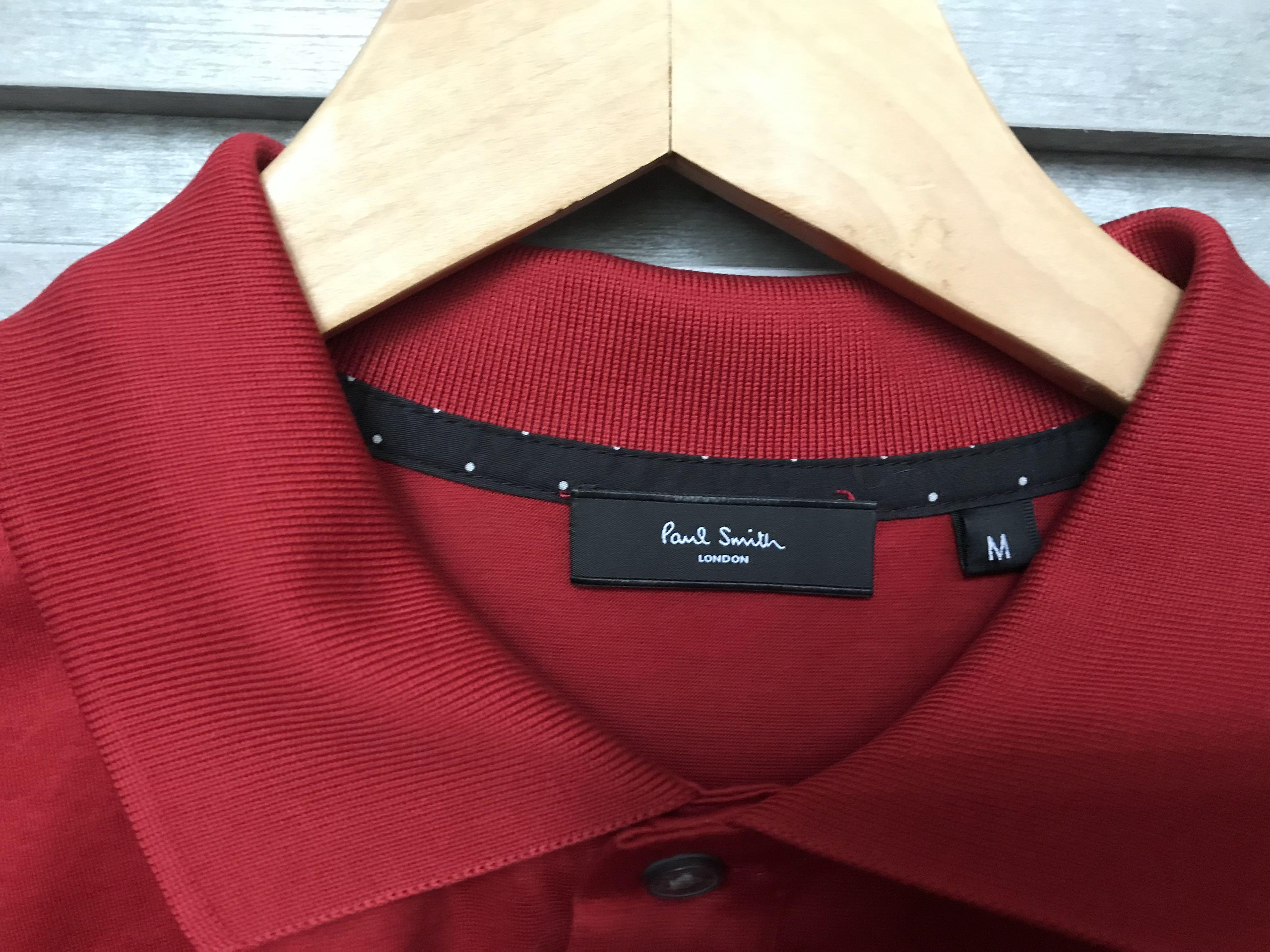 red paul smith polo