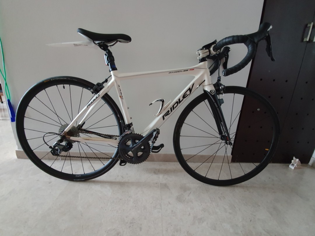 PRICE REDUCED Ridley White frame Carbon Road Bike Sports